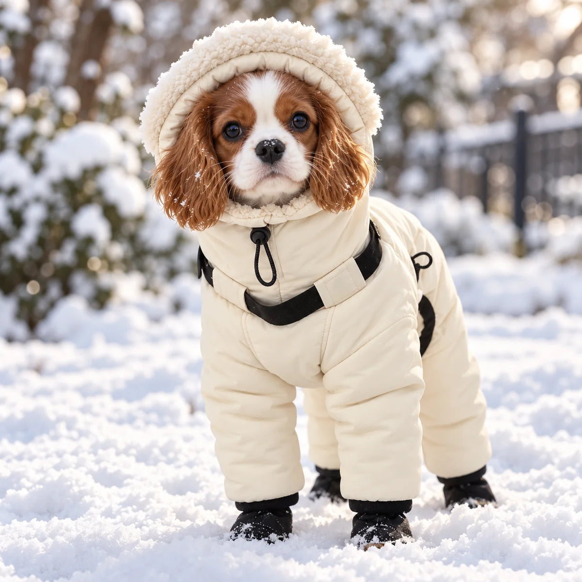Frostipaw Full-Body Winter Dog Snowsuit